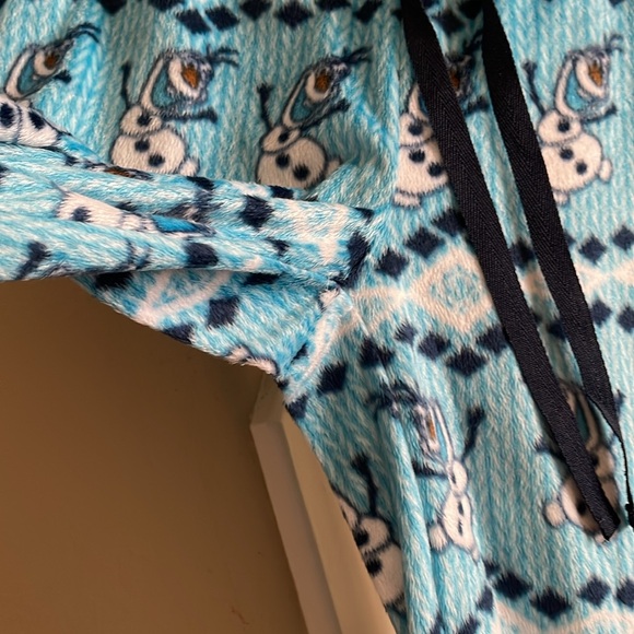 Disney Sz S (4-6) Frozen Olaf Jogger Sleep Pants - Picture 3 of 14